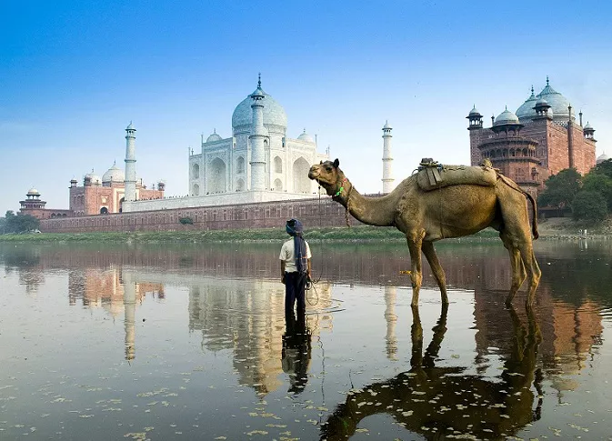 Agra, ciudad del Triángulo de Oro, India.
