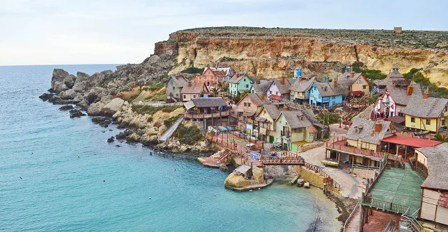 Popeye village, parque temático de atracciones en Malta.