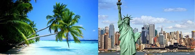 Viajes combinados a Nueva York y Caribe, la oferta más completa de vacaciones