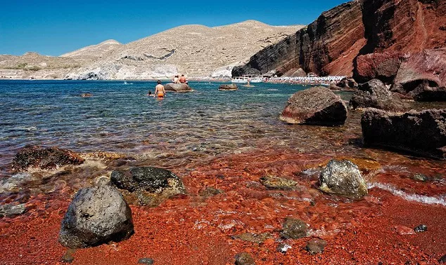 Playa Roja, nudista Creta
