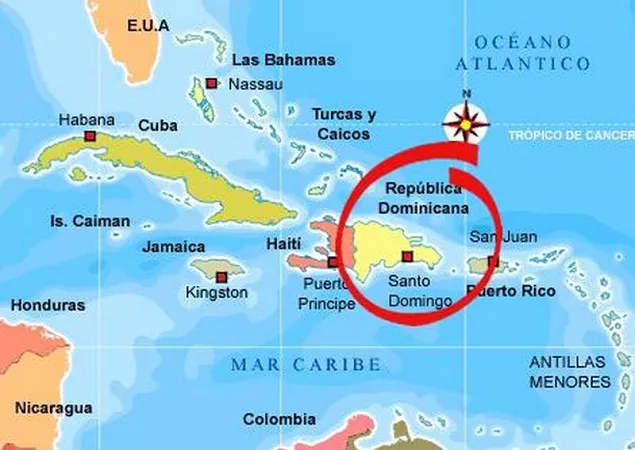 Ubicación de Punta Cana en el mapa