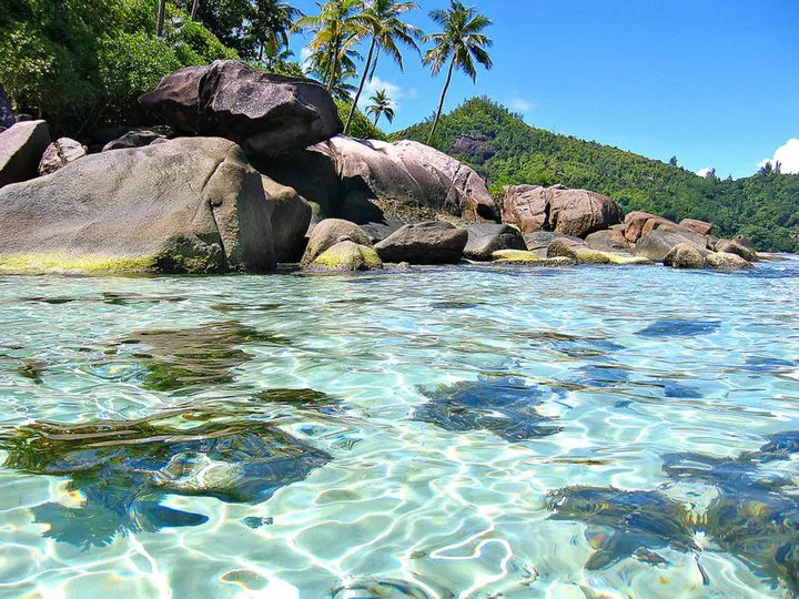 Playa de la Digue, Seychelles