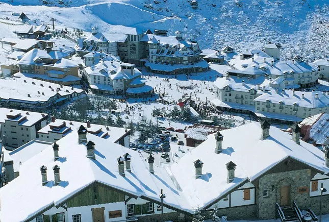 Estacion de esqui de Sierra Nevada, en Granada