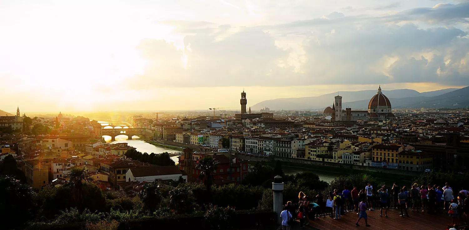 Mirador de Florencia Piazzale Michelangelo