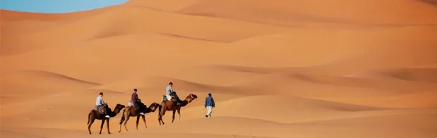 Marruecos de ensueño en sus hermosas dunas del desierto