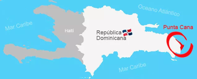 Dónde está ubicada Punta Cana en la República Dominicana