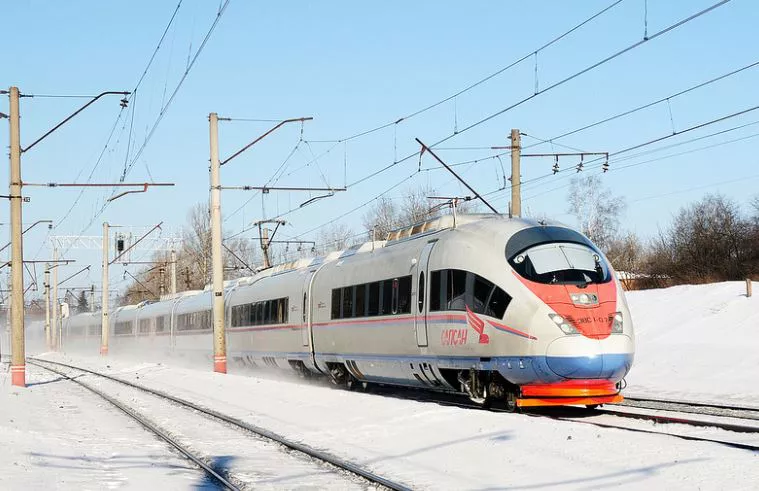 Tren Sapsan Rusia