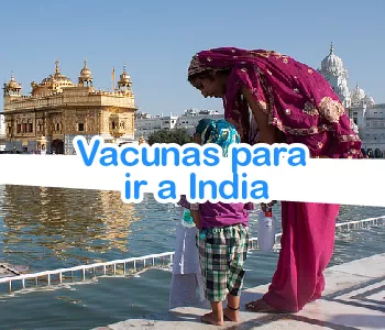 Vacunas para India