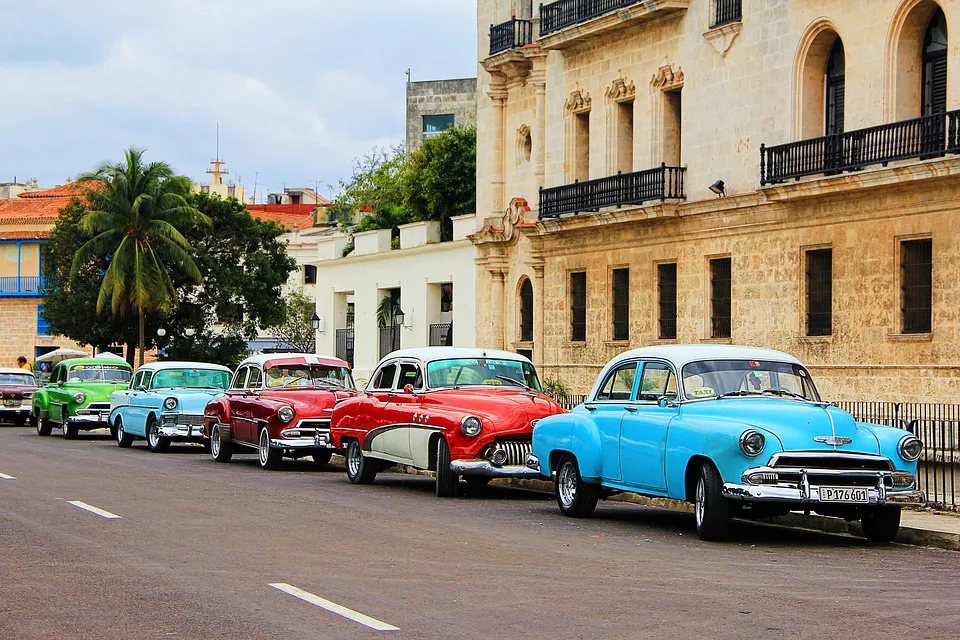 Coches Clásicos en Cuba