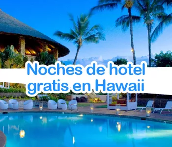 Noches de hotel gratis en Hawaii