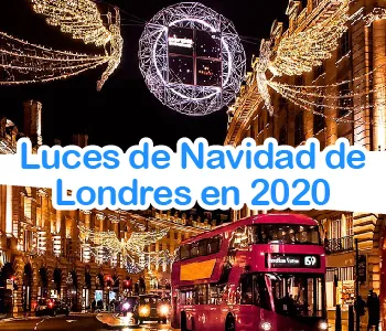 Dónde ver las luces de navidad de Londres este 2020