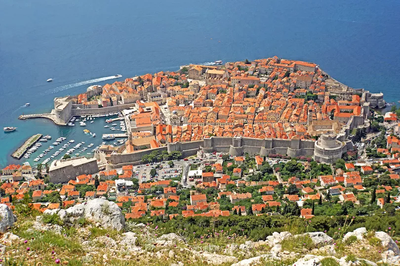 Vista aérea Dubrovnik