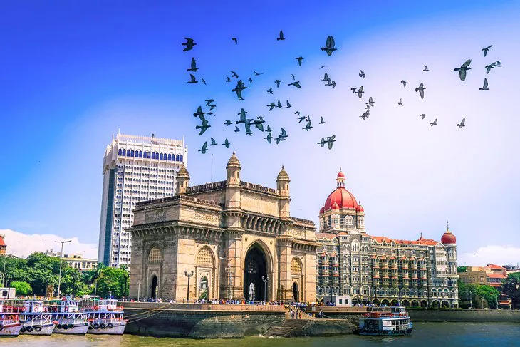 La Puerta de la India y el Hotel Taj Mahal Palace en Bombay