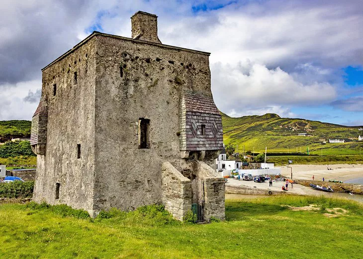 Castillo de Grainuaile en la isla de Clare