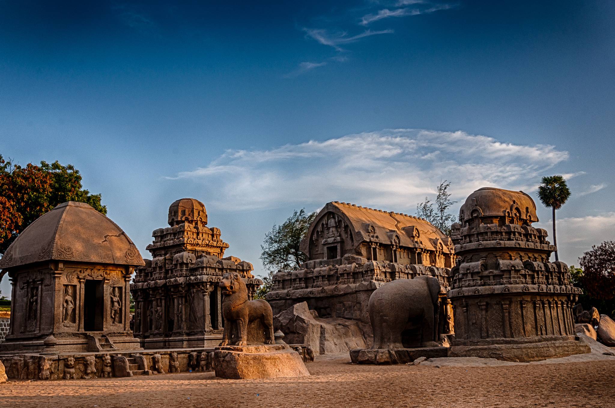 Mahabalipuram, India Templos de la India