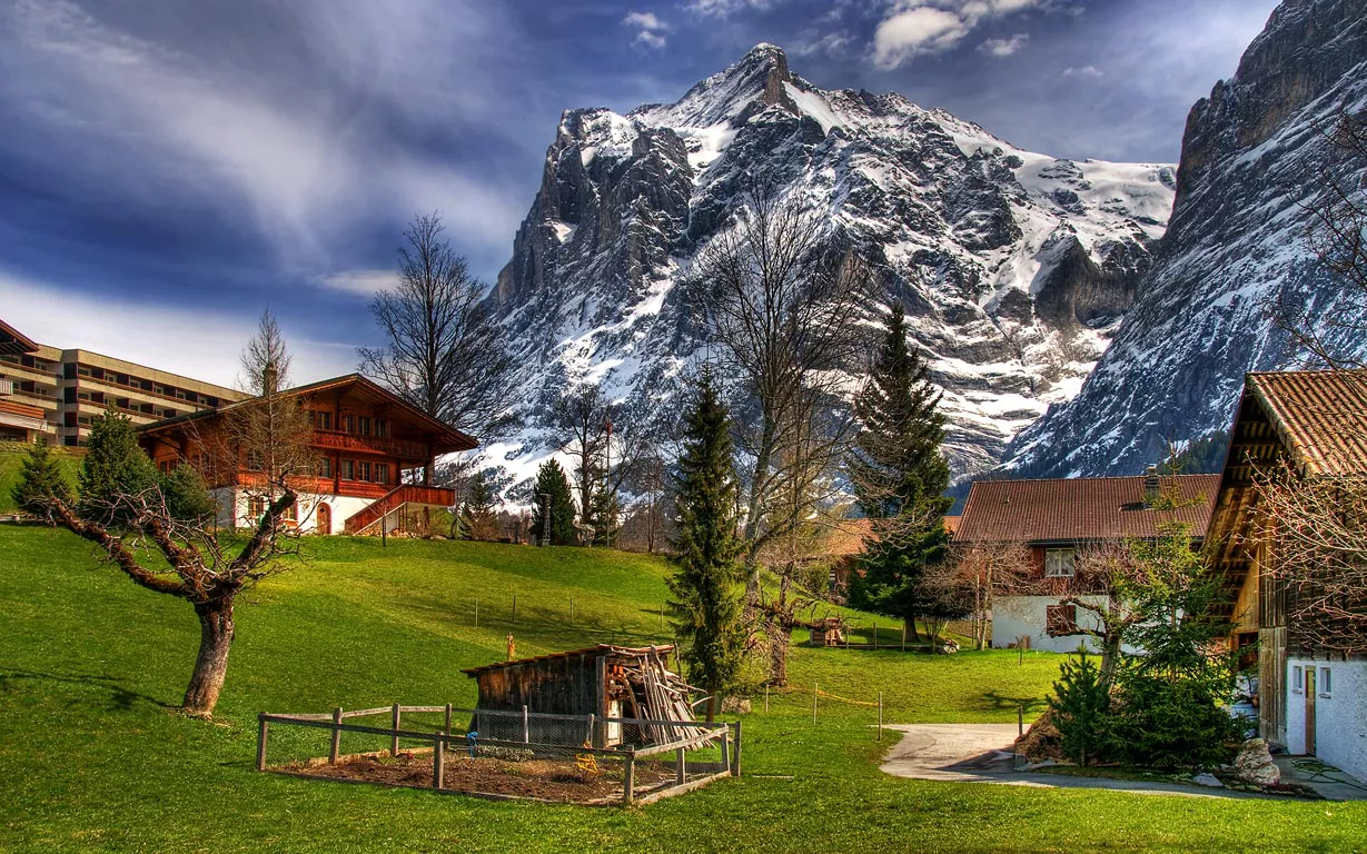 Paisajes hermosos de suiza