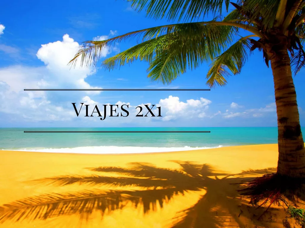 Viajes 2x1 ofertas
