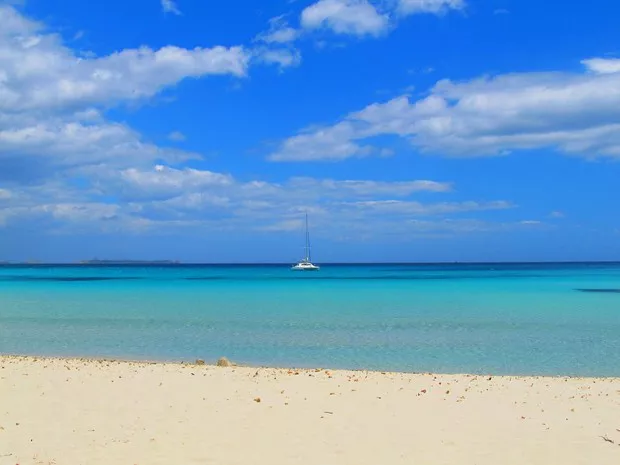 la isla de Cerdeña, el Caribe europeo