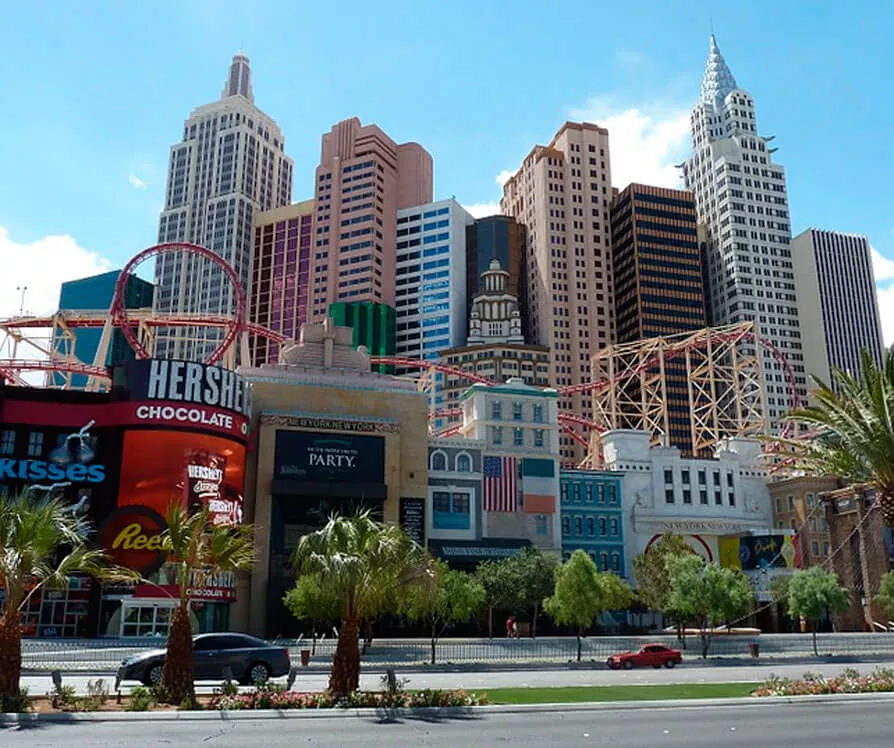 La hermosa ciudad de las vegas en Nevada EEUU