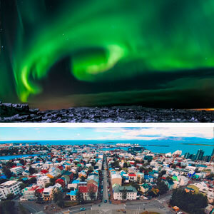 viaje a Islandia en oferta con excursiones incluidas Viaje a Islandia con excursiones para ver a la aurora boreal en todo su esplendor