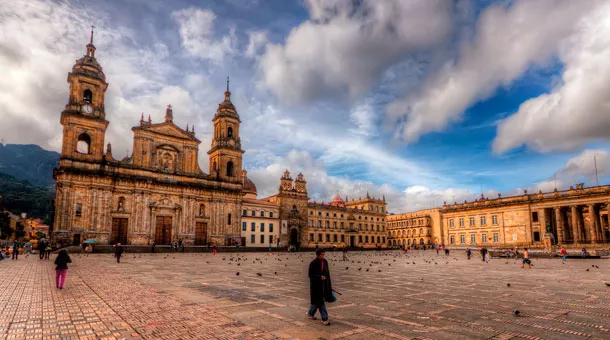 Iglesia colonial de Bogotá 