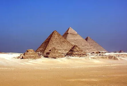 La pirámides de Giza en Egipto