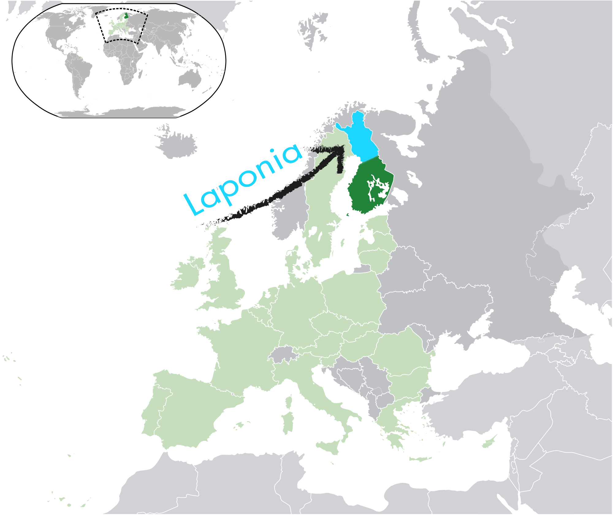 Donde está Laponia Donde está Laponia