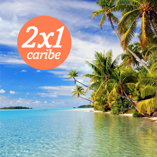 2x1 caribe, ofertas de viajes baratos FelicesVacaciones