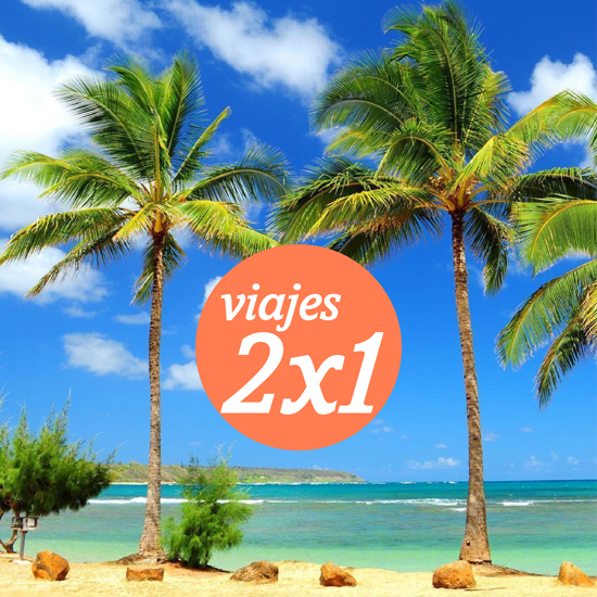 2x1, ofertas de viajes baratos FelicesVacaciones