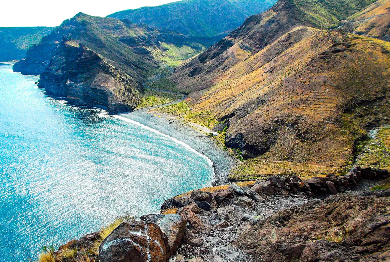 Playa en La Gomera