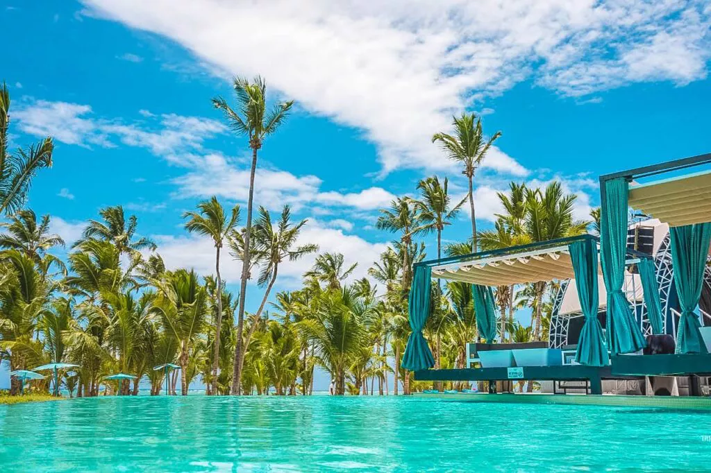 Playa Bávaro en la República Dominicana